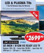 Dixon 32" HD Ready LED TV STY0632