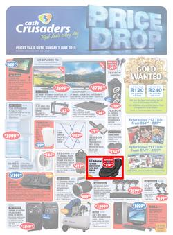 Cash Crusaders : Price Drop (18 May - 7 Jun 2015), page 1