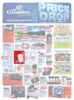 Cash Crusaders : Price Drop (18 May - 7 Jun 2015), page 1