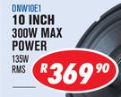 Dixon 10 Inch 300W Max Power DNW10E1