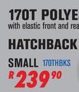 Hatchback 170T Polyester Small Car Cover 170THBKS