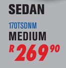 Sedan 170T Polyester Medium Car Cover 170TSDNM