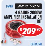 Dixon 4 Gauge 2000W Amplifier Installation Kit DN4GA