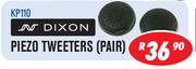 Dixon Piezo Tweeters (Pair) KP110