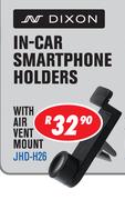 Dixon In-Car Smartphone Holders with Air Vent Mount JHD-H26