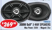 Jebson 300W 6x9" 2-Way Speakers YW69232