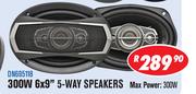 Dixon 300W 6x9" 5-Way Speakers DN695118