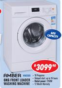 Amber 6Kg Front Loader Washing Machine WM2006