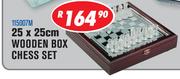 Wooden Box Chess Set 115007M-25 x 25cm