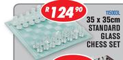Standard Glass Chess Set 115003L-35 x 35cm