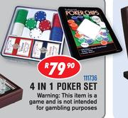 4 In 1 Poker Set 111736