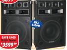 Dixon 18" DJ/PA Speakers Pair SDJ1801