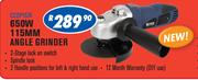 Beyer 650W 115MM Angle Grinder CCOP1574