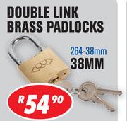 Double Link Brass Padlocks 262-25mm (25MM)