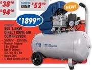 Beyer 50L 1.5KW Direct Drive Air Compressor CCFRC102