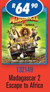 Madagascar 2 Escape To Africa Blu-Ray Title