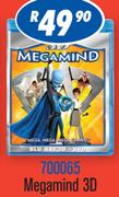 Megamind 3D Blu-Ray Title