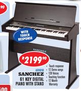 Sanchez 61 Key Digital Piano With Stand ARK818