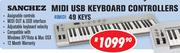 Sanchez Midi USB Keyboard Controllers 49 Keys 49MIDI
