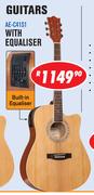 Sanchez 41 Inch Acoustic Spruce Top Guitars With Equaliser AE-C41S1