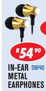Dixon In Ear Metal Earphones DNP40