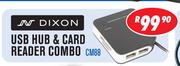 Dixon USB Hub & Card Reader Combo CM88
