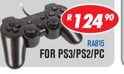 Rippa Wired Gamepads For PS3 PS2 PC RA815