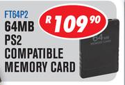64MB PS2 Compatible Memory Card FT64P2