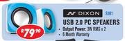Dixon USB 2.0 PC Speakers S181