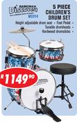 Sanchez 5 Piece Children's Drum Set MD3114