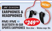 Dixon Five I Five Bluetooth In-Ear Sports Earphones X11