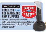 Dixon Cordless Rechargeable Hair Clippers JH-809