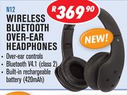 Dixon Wireless Bluetooth Over-Ear Headphones N12