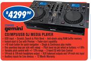 Gemini CD/MP3/USB DJ Media Player CDM4000
