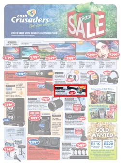 Cash Crusaders : Festive Sale (16 Nov - 6 Dec 2015), page 1