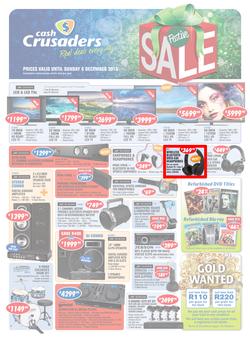 Cash Crusaders : Festive Sale (16 Nov - 6 Dec 2015), page 1