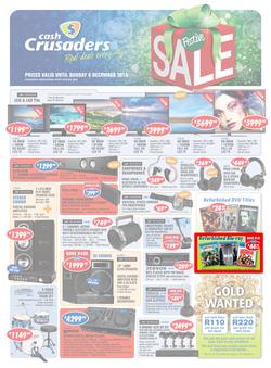 Cash Crusaders : Festive Sale (16 Nov - 6 Dec 2015), page 1