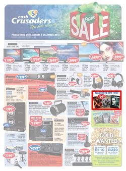 Cash Crusaders : Festive Sale (16 Nov - 6 Dec 2015), page 1