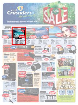 Cash Crusaders : Festive Sale (16 Nov - 6 Dec 2015), page 1