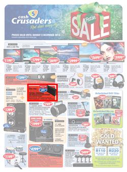 Cash Crusaders : Festive Sale (16 Nov - 6 Dec 2015), page 1