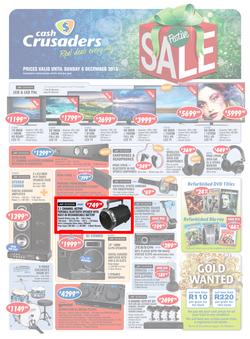 Cash Crusaders : Festive Sale (16 Nov - 6 Dec 2015), page 1