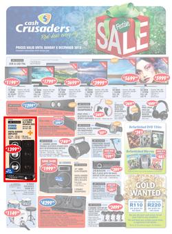 Cash Crusaders : Festive Sale (16 Nov - 6 Dec 2015), page 1