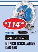 Dixon 6" Oscillating Car Fan-WIN-111C