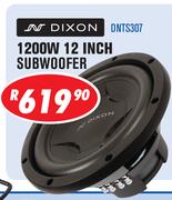 Dixon 1200W 12" Subwoofer DNTS307