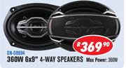 Dixon 360W 6.9" 4-Way Speakers DN-DB694