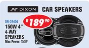 Dixon 150W 4" 4-Way Speakers DN-DB404