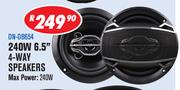 Dixon 240W 6.5" 4-Way Speakers DN-DB654
