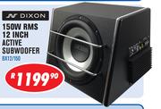 Dixon 150W RMS 12" Active Subwoofer BX12/150