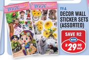 Decor Wall Sticker Sets(Assorted)YY-A-Each