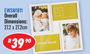 Multi Photo Frames Overall EWSM1811-27.2 x 27.2cm